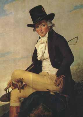 Jacques-Louis David Monsieur seriziat (mk02) France oil painting art
